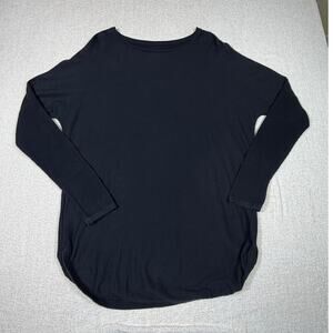 Lululemon Women 12 Black Long Sleeve Pullover Sweater Stretch Casual Wear